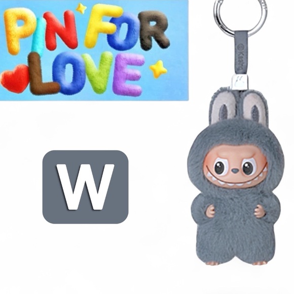 Pop Mart The Monsters Pin For Love Labubu - W - Picture 1 of 16
